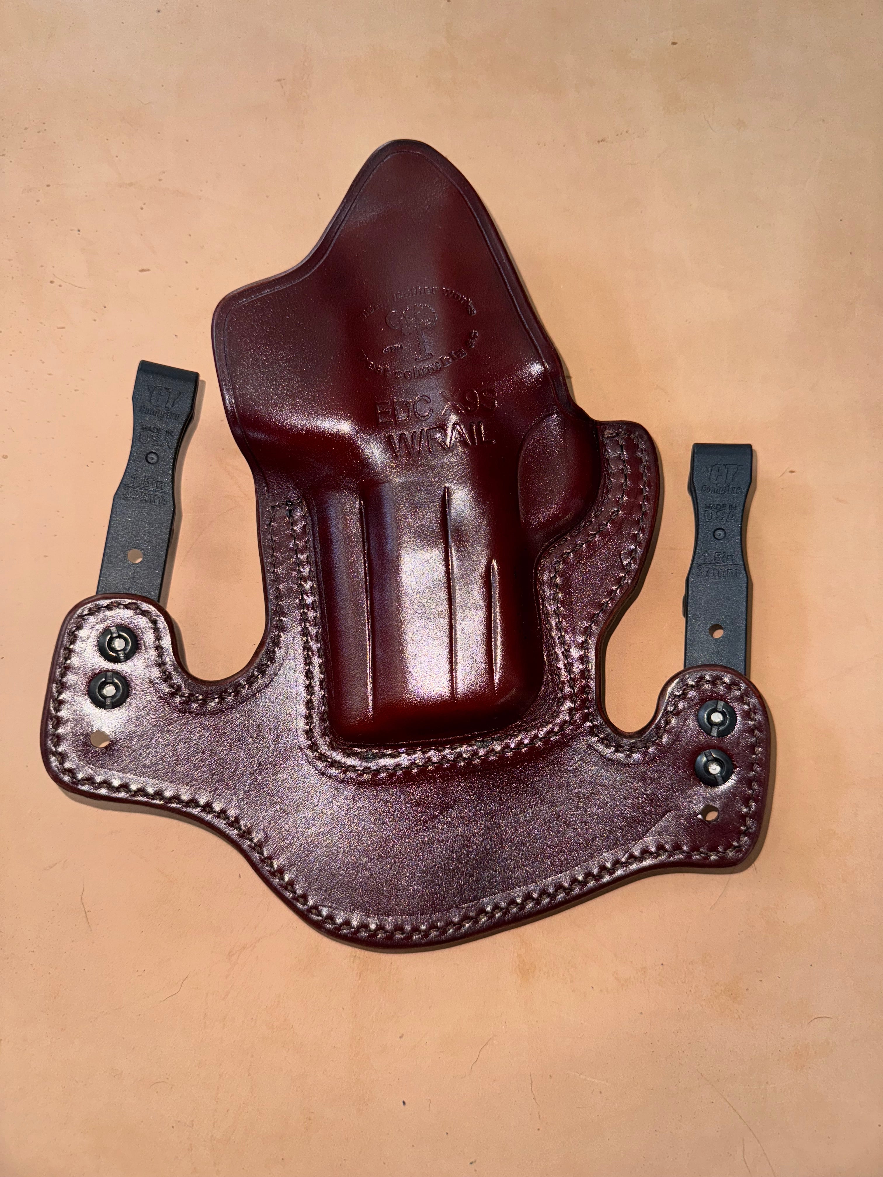 EDC X9S with Rail Model 2 Holster | Palmetto Leather